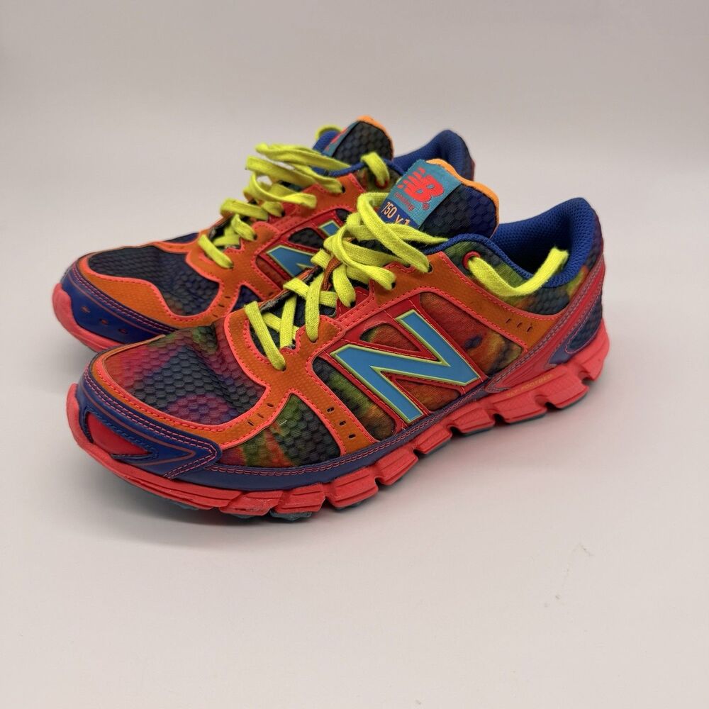 New Balance 750 v1 Running Shoes Womens 7 Multi Color Tie Dye Mesh XLT Footbed